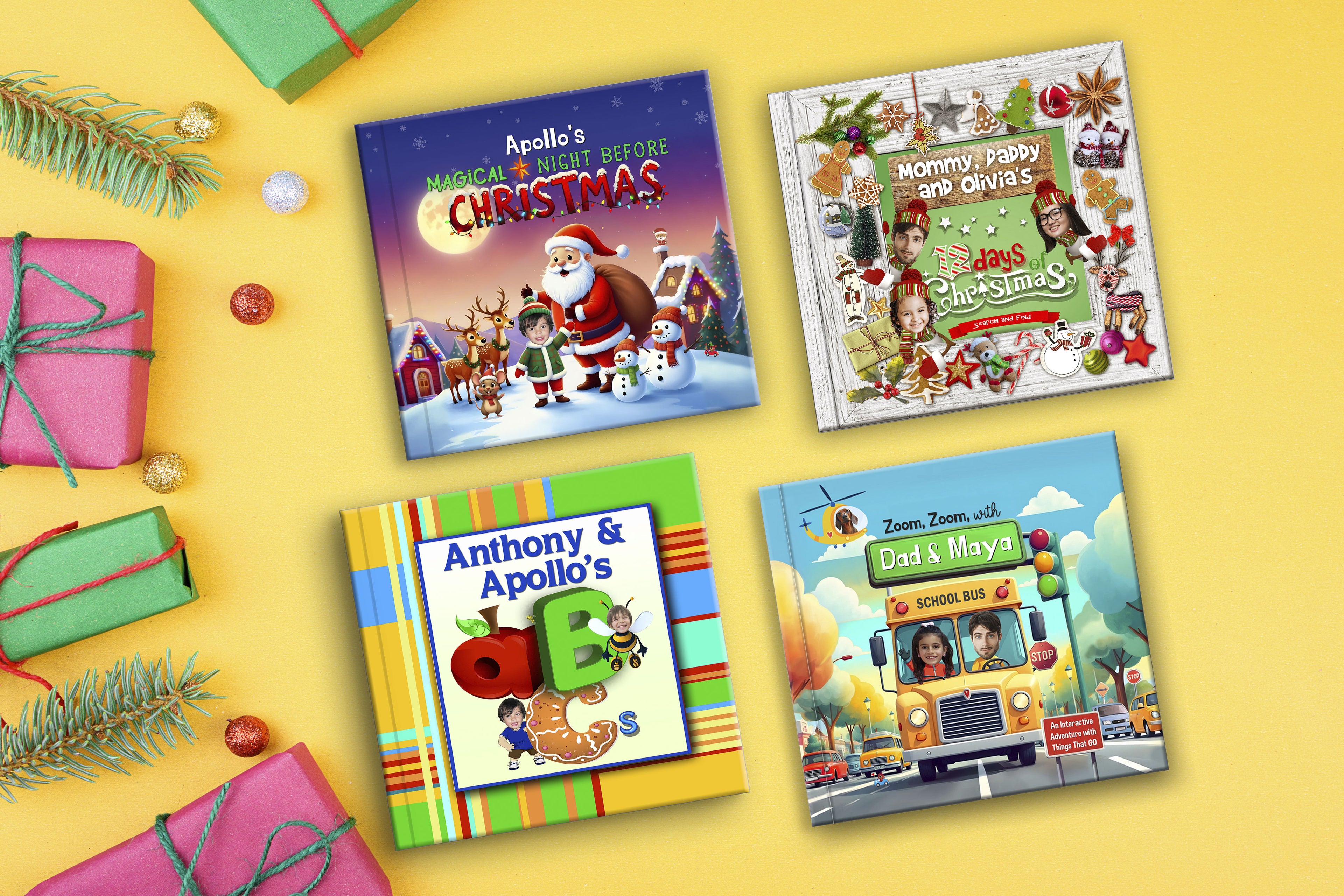 Personalized kids books with their photos and names, the best custom childrens books and gifts