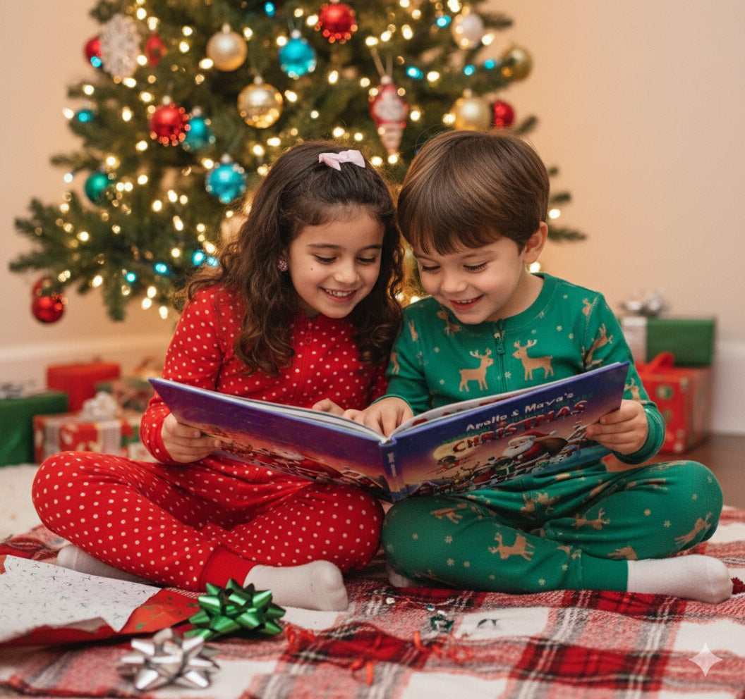 Night Before Christmas Book for 2 Kids