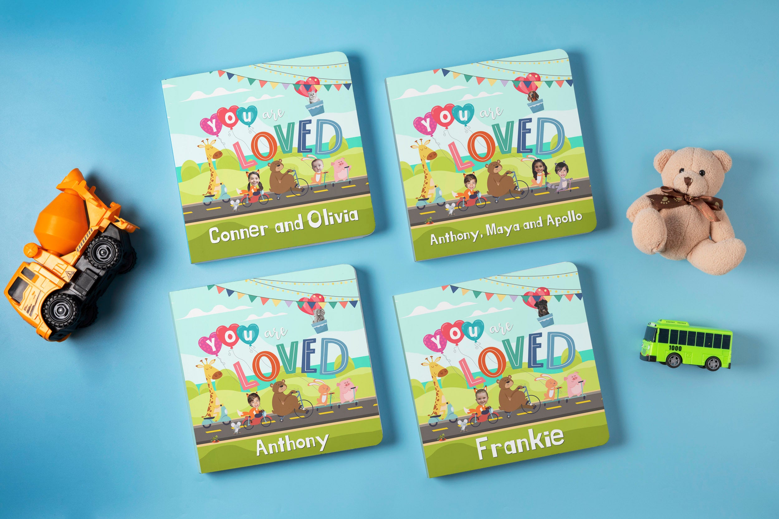 personalized childrens books with photos and family names