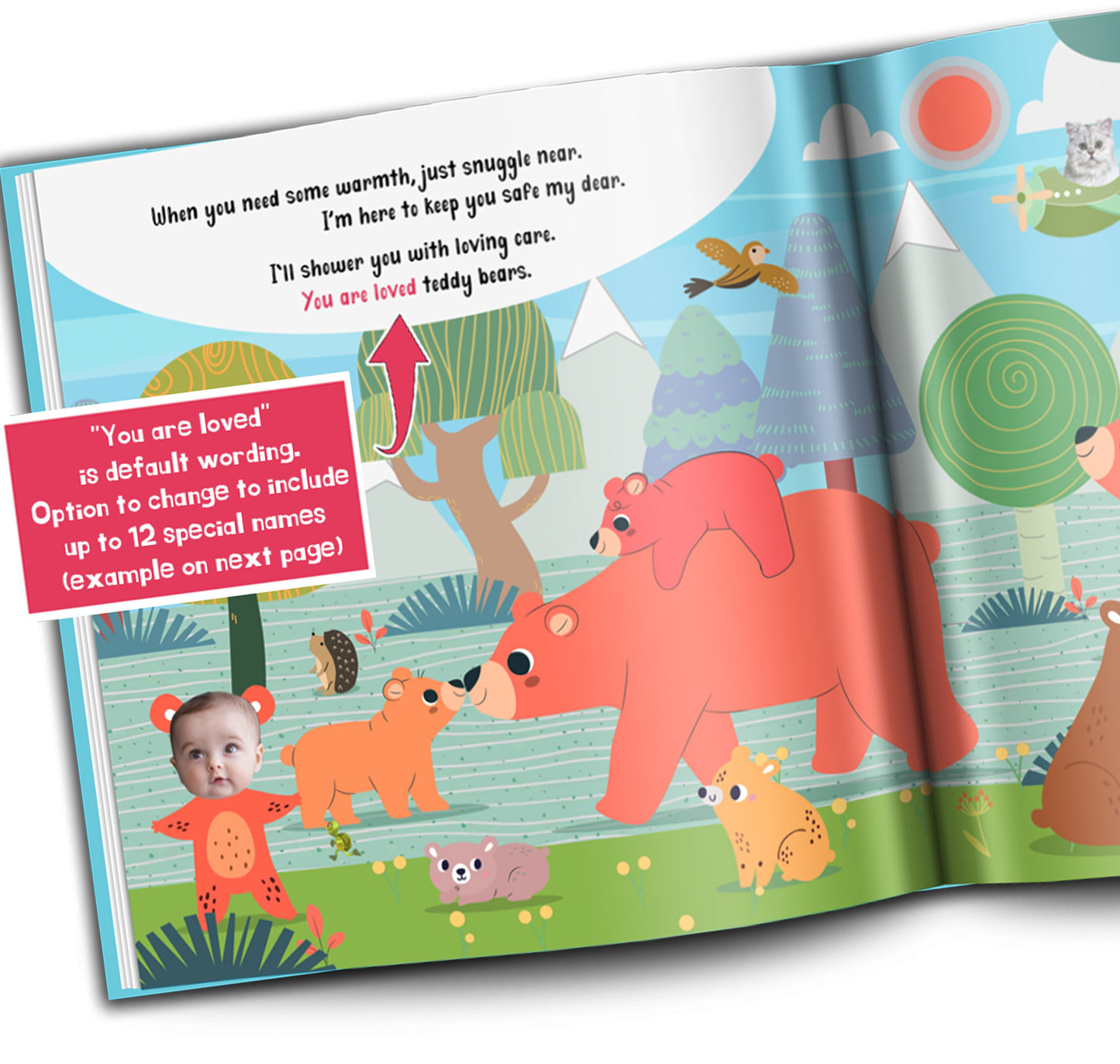 personalized love book for multiple children with photos add a pet into custom story book custom story book with photos