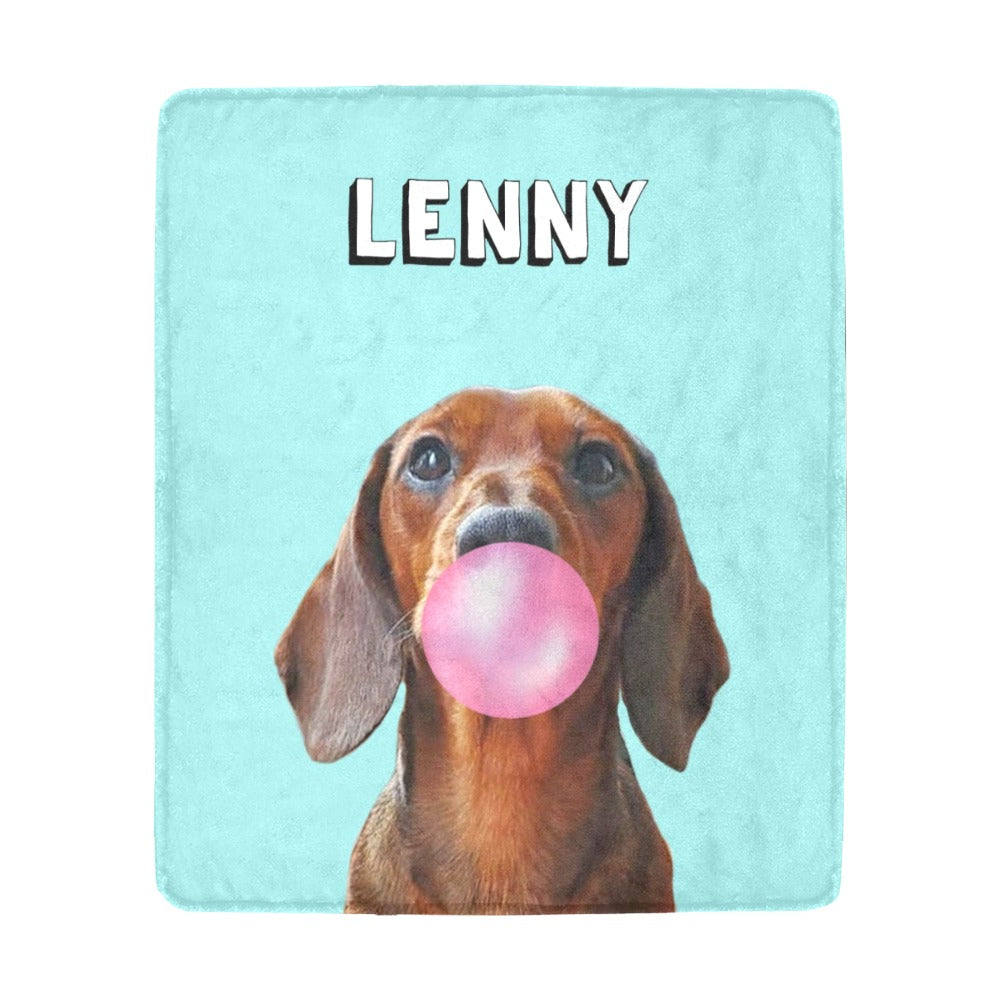 pet portrait custom blanket, dog lover gift , custom dog blanket