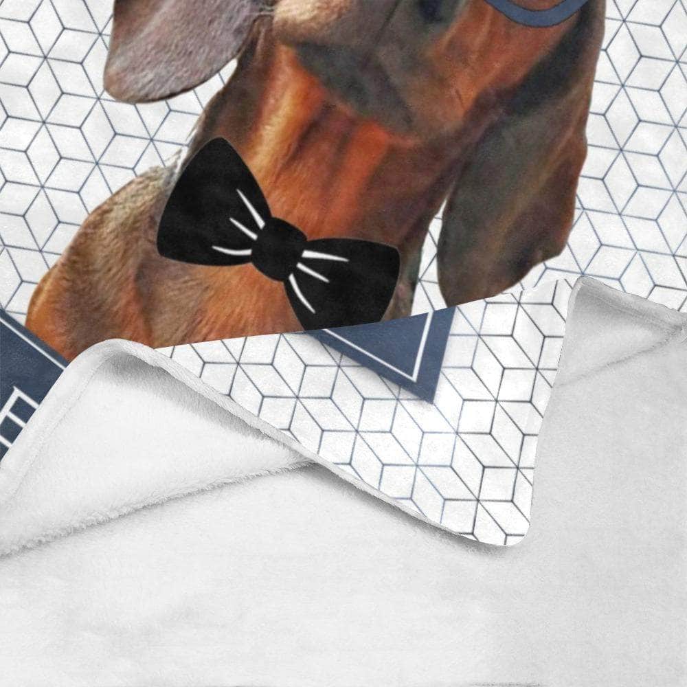 Personalized Blanket for Dogs, Cats, or Pets - Custom Pet Portrait Blanket