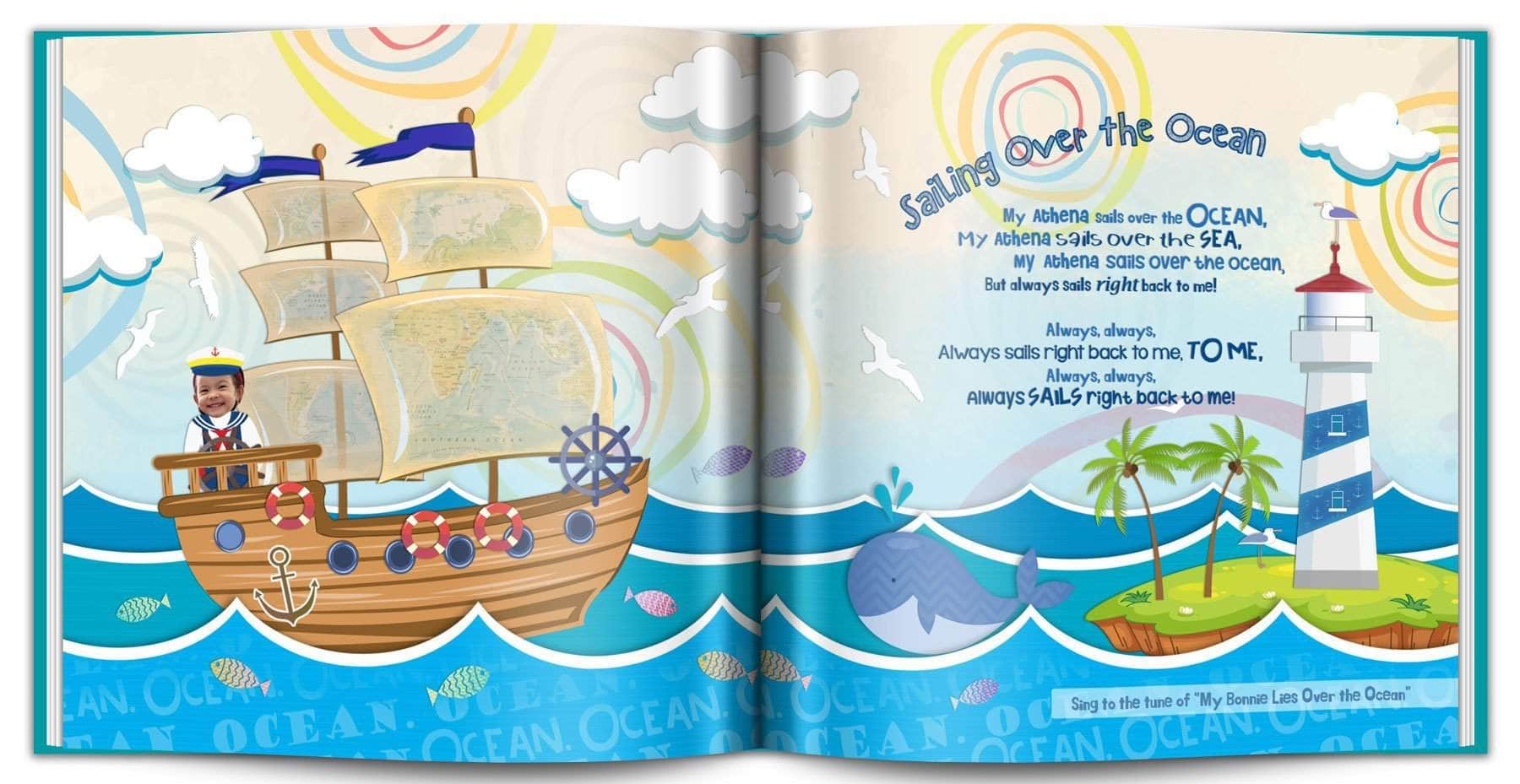 Personalized gift for kids bedtime book