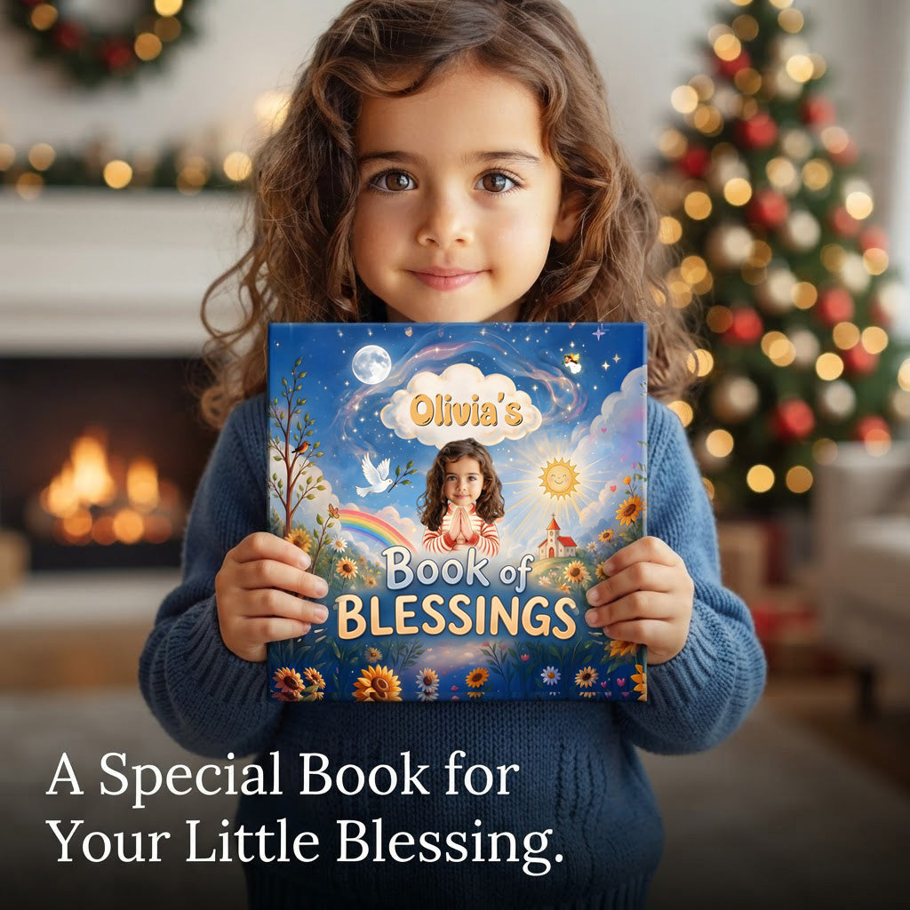 Introducing Our Personalized Book of Blessings: A Religious Gift for Children