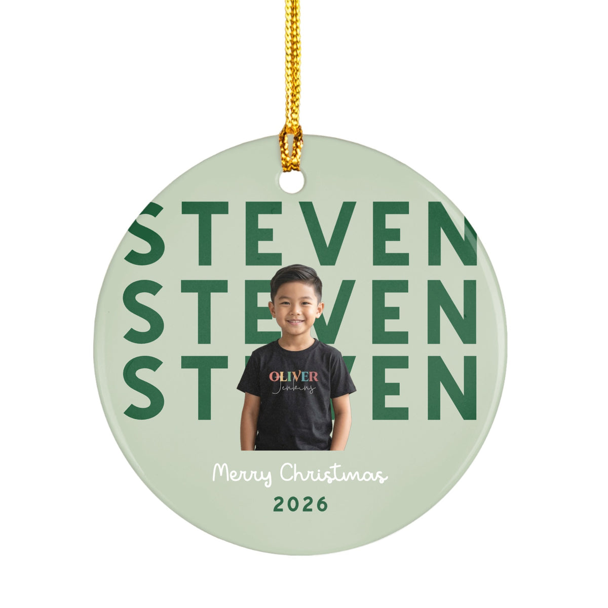 Ceramic Ornament 2-Side Printed