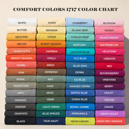 Custom Comfort Colors T-Shirt – Design Your Own Personalized Shirt