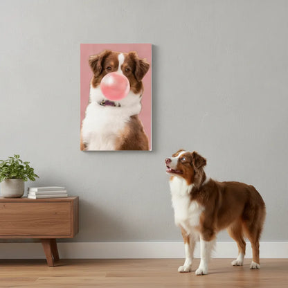 Personalized pet portrait gift for dog and cat lovers