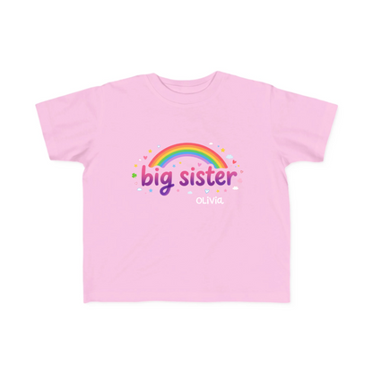 Big Sister t-shirt for toddlers (Made in US)