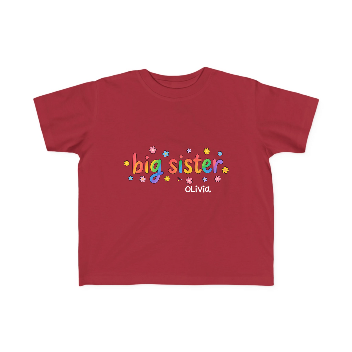 Big Sister t-shirt for toddlers (Made in US)
