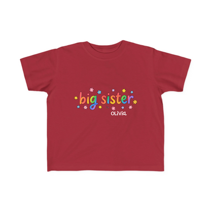 Big Sister t-shirt for toddlers (Made in US)