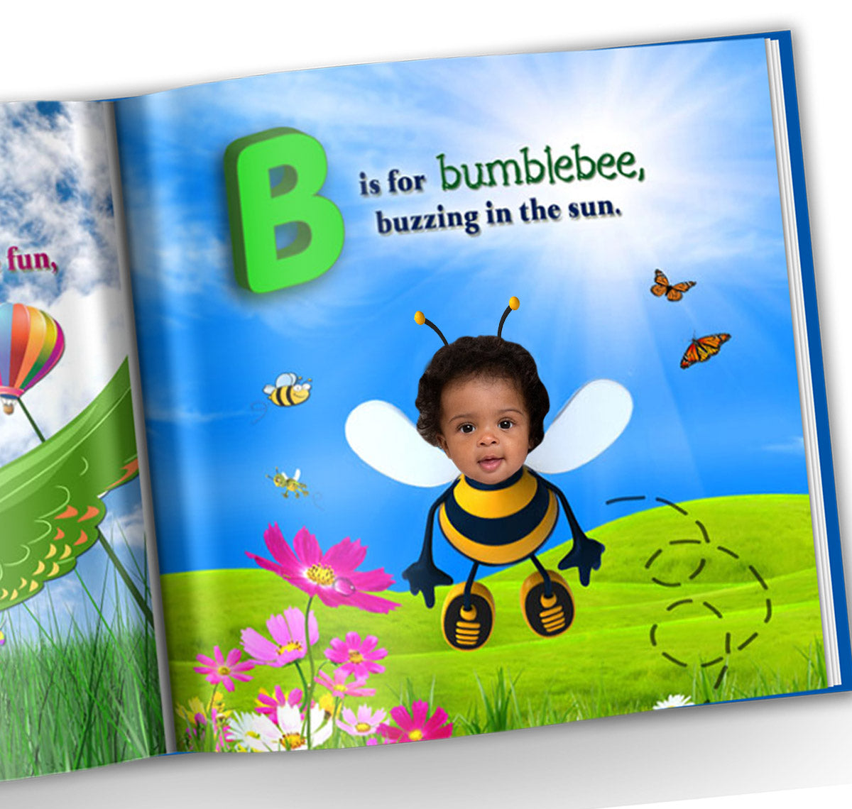 Personalized childrens abc storybook preview, custom books for kids, abc book, alphabet books