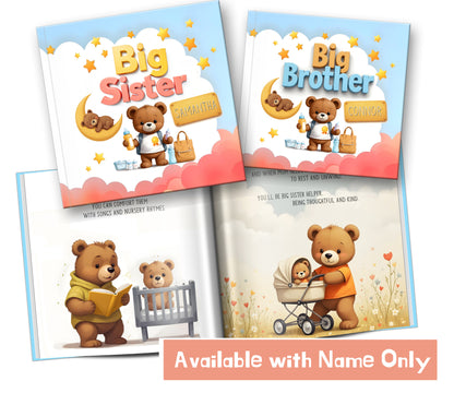 Personalized Book for New Big Brothers & Sisters