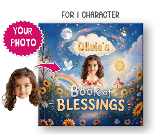 Personalized Book of Blessings – Custom Prayer Book for Children