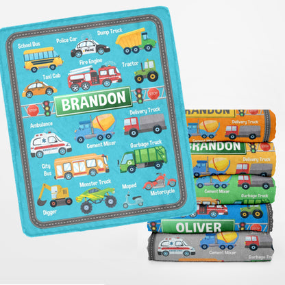 cars theme birthday party gift idea, cars birthday party gift ideas for boys, fleece name blanket