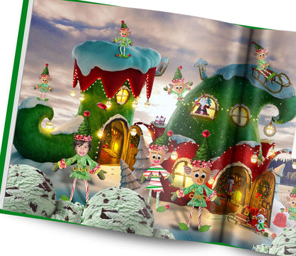 Personalized Christmas Book with multiple characters with Photos and Name with your pet