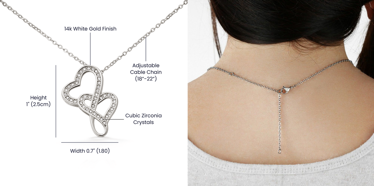 beautiful heart necklace on sale 