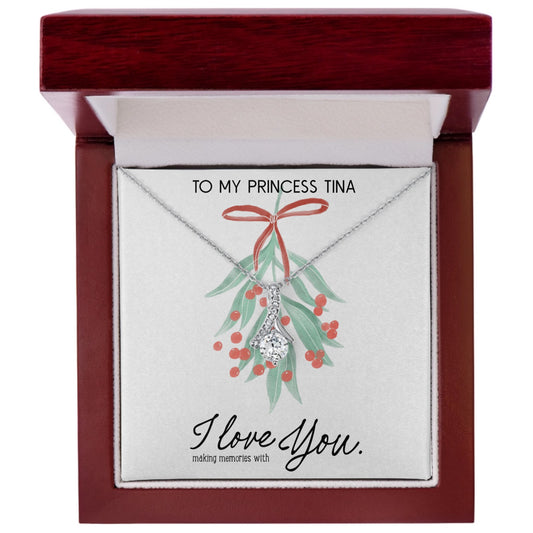 Personalized First Christmas Together Gift | Couple Necklace