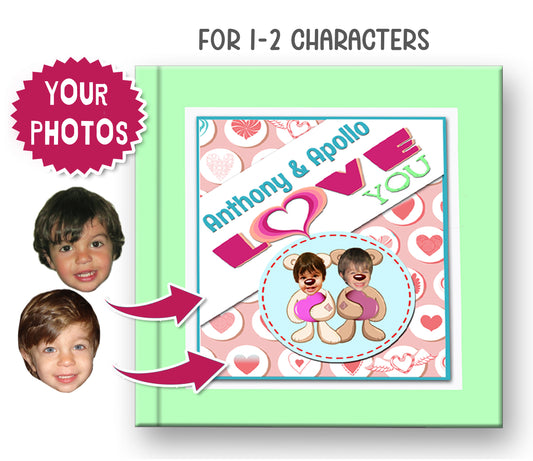 Personalized I Love You Gift Book - Custom book with Photos