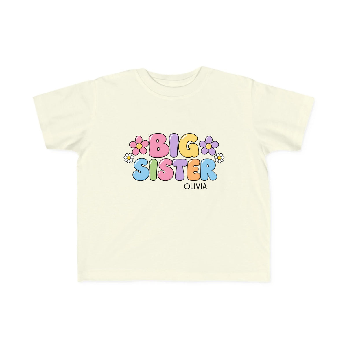 Big Sister t-shirt for toddlers (Made in US)