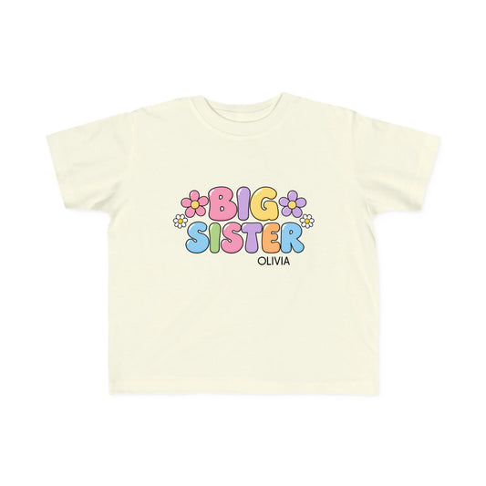Big Sister t-shirt for toddlers (Made in US)