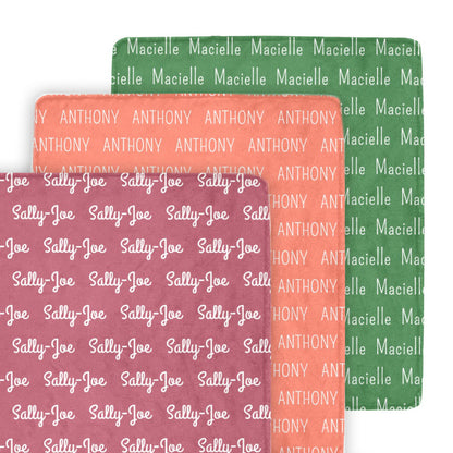 Customizable Blanket - Personalized name blanket