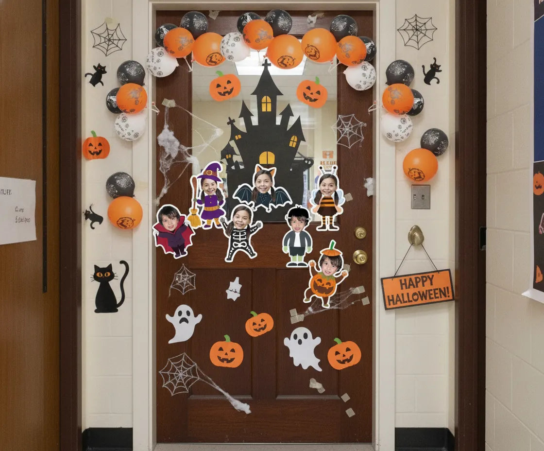 halloween decor ideas for the classroom with child photos