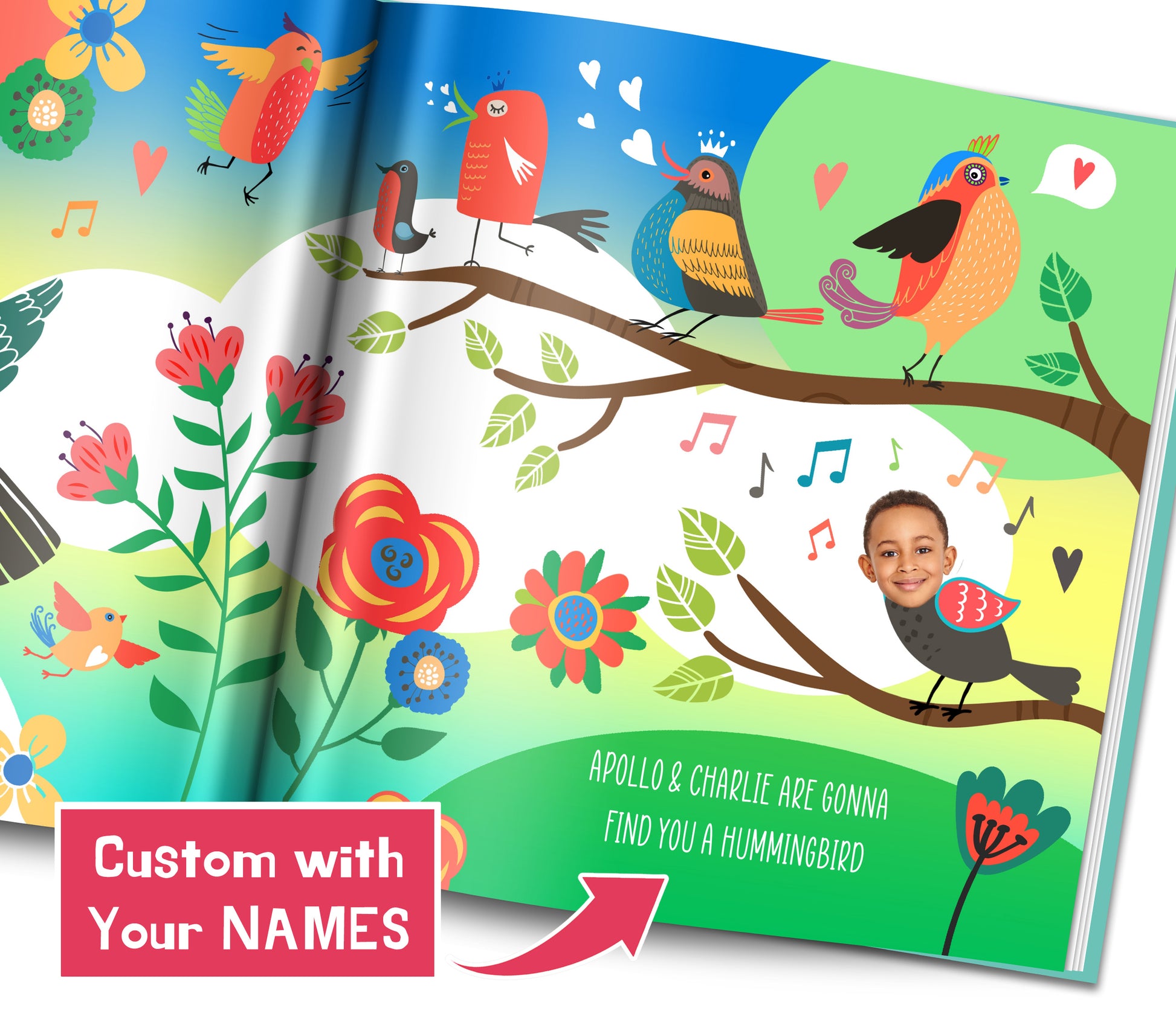 best friends book personalized with photos and names