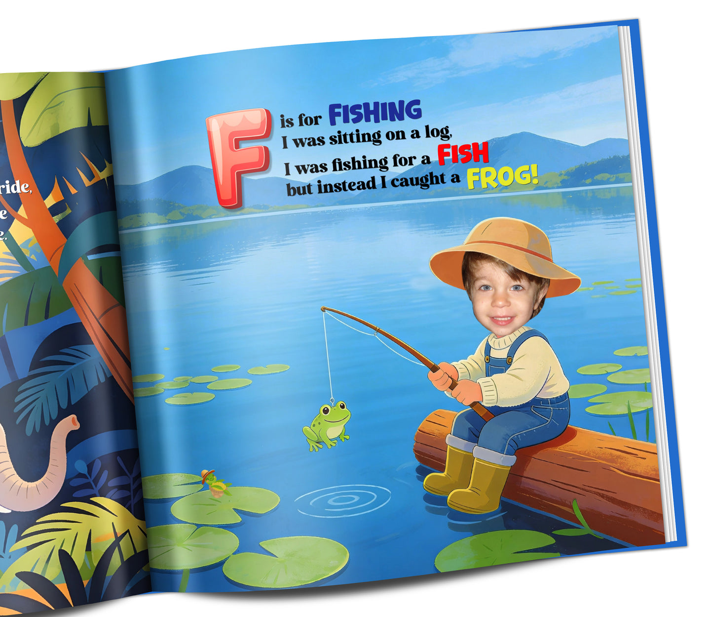 learning the alphabet abcs with a personalized children's book abc book with photos of children custom names