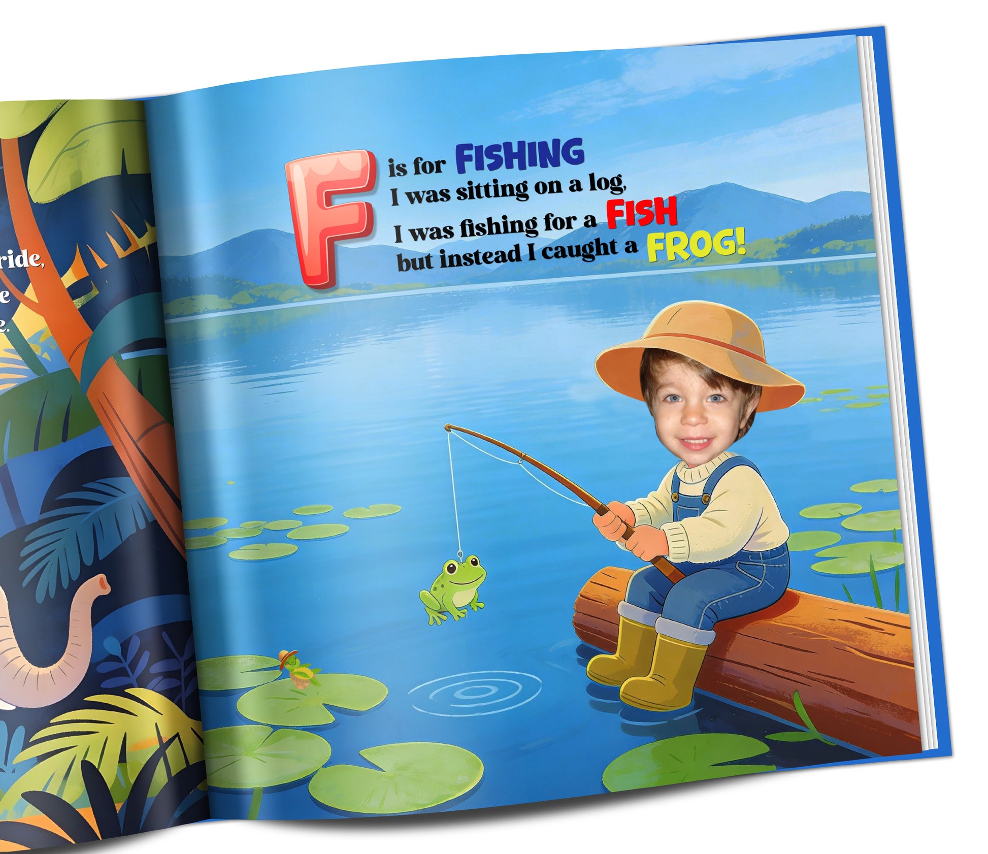 learning the alphabet abcs with a personalized children's book abc book with photos of children custom names