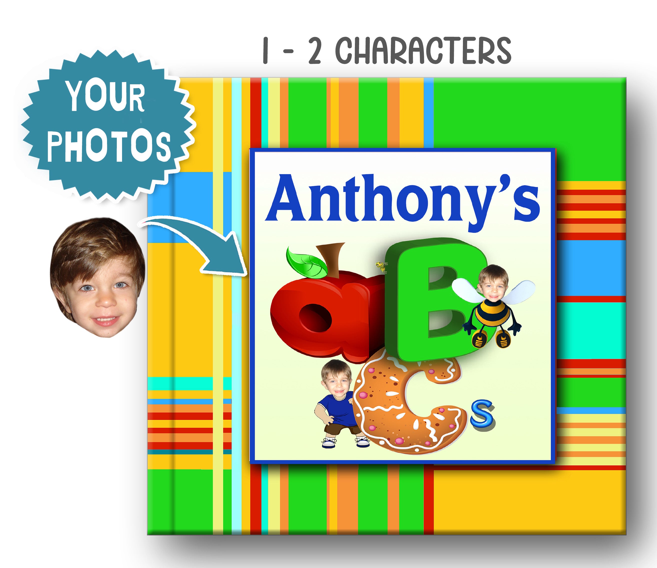 Personalized Children's ABC Book with photo and name | Custom Books ...