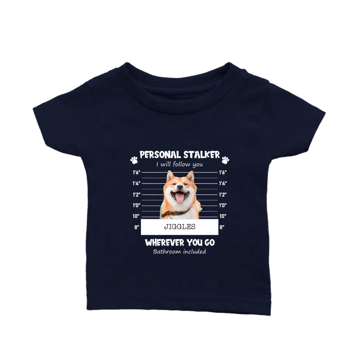 pet photo shirt or onesie for kid babies fun gift
