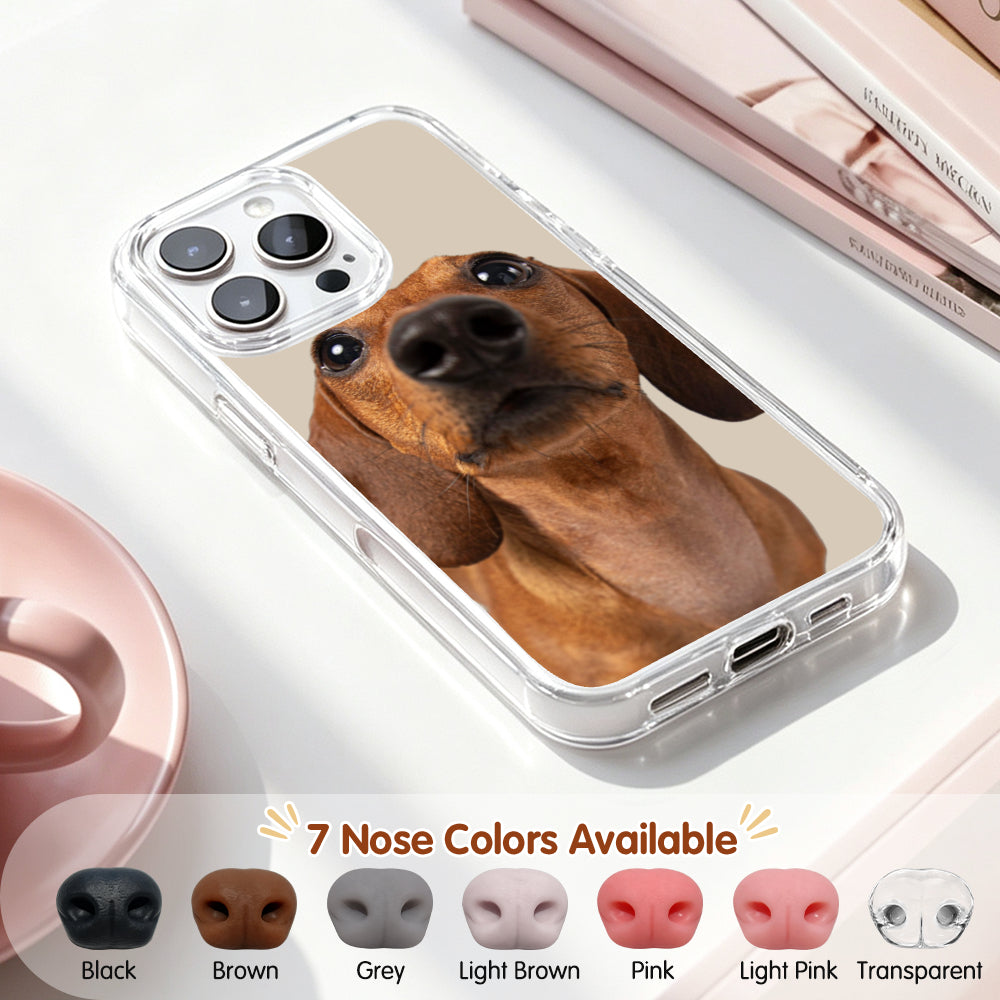 Custom pet photo phone case for dog moms and dog owners