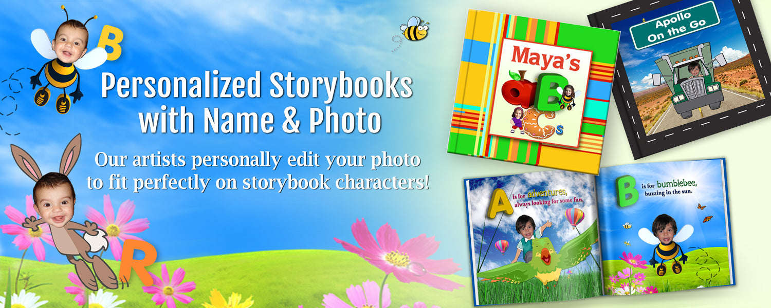 Personalized Children's Books with photo and name, custom kids