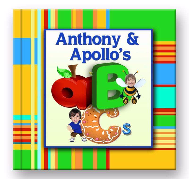 personalized abc book for siblings