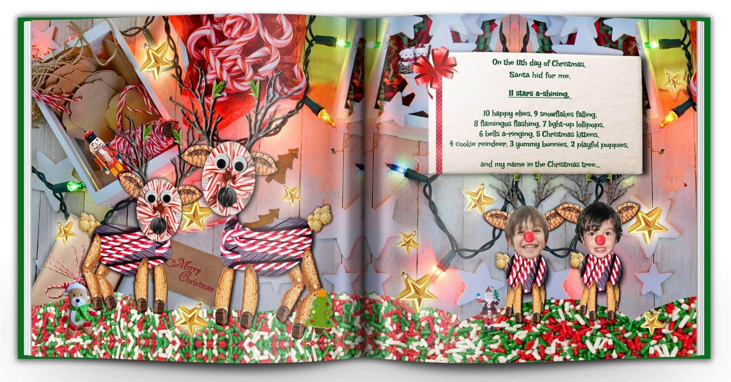 christmas book personalized with photo