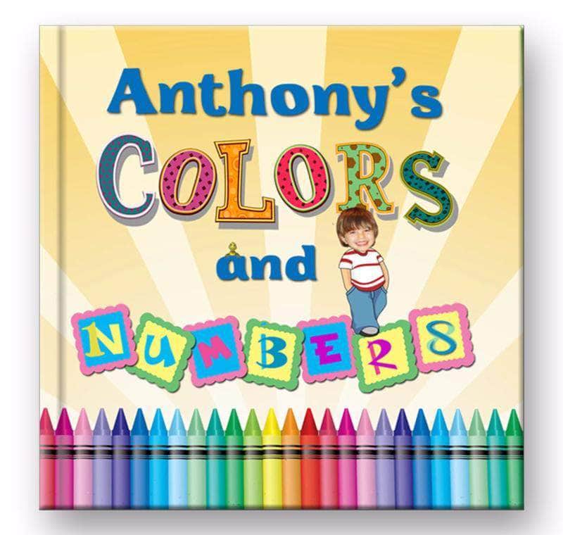 personalized children's book for kids to learn colors, boys, A Personalized Book for Toddlers - Colors & Numbers