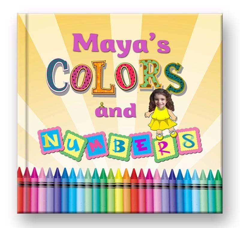 personalized children's book for kids to learn colors, toddler books for  girls gifts, personalized toddlers book