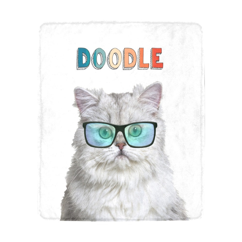 Custom Cat Gift - Pet Portrait Personalised Blankets