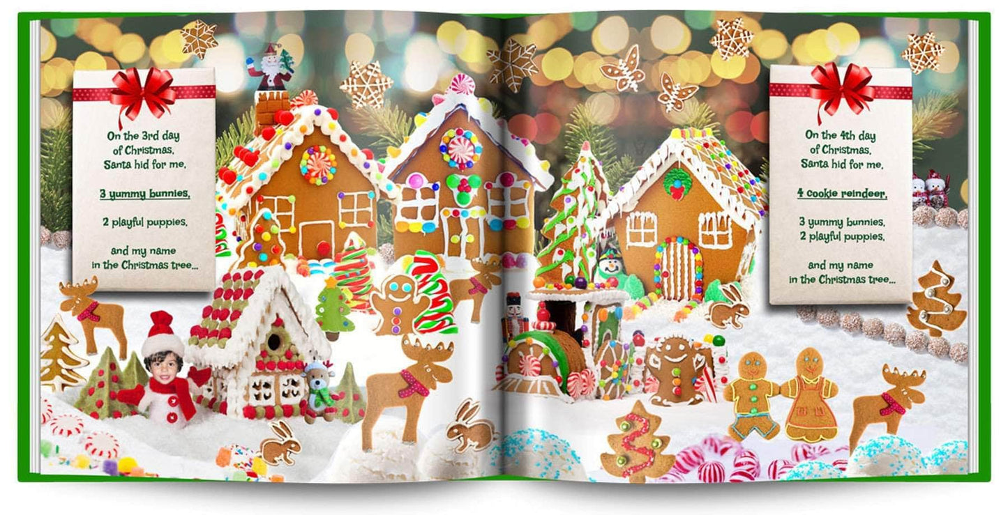 personalized christmas book with photo and name preview 2