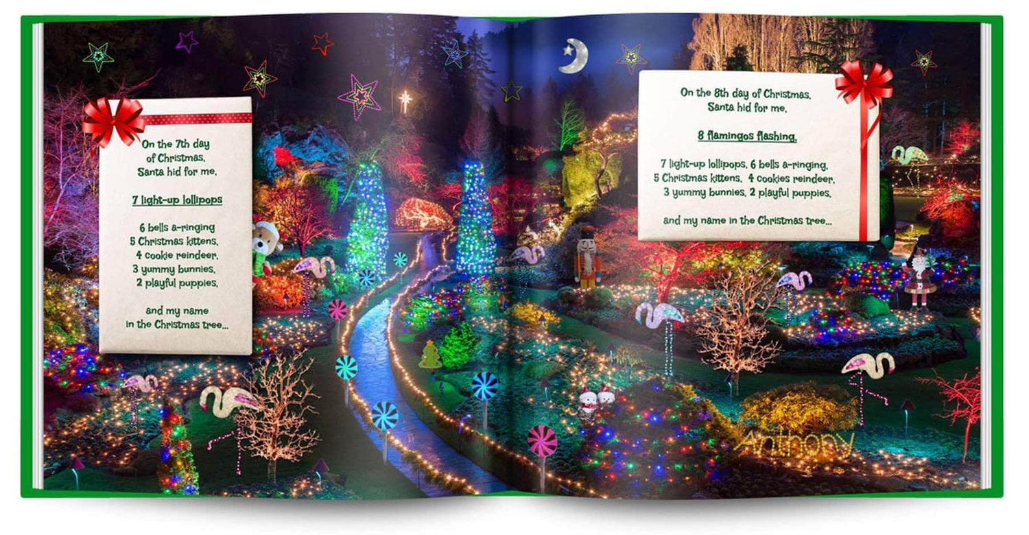 personalized christmas book with photo and name preview 3
