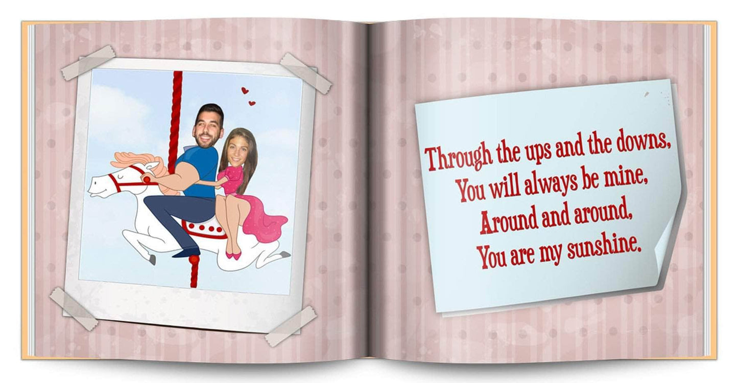 personalized love story book for anniversary gift