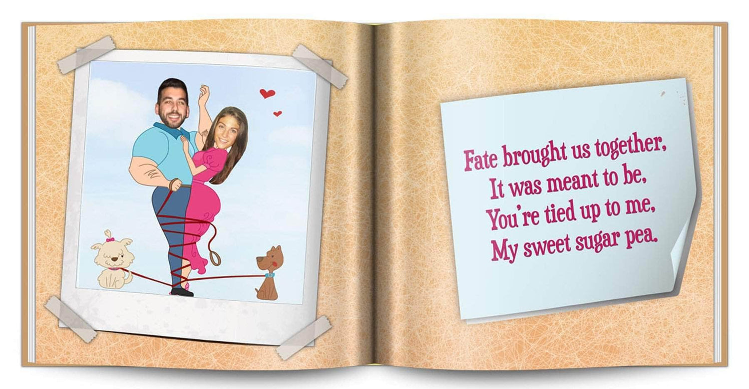 personalized love story book for wedding gift