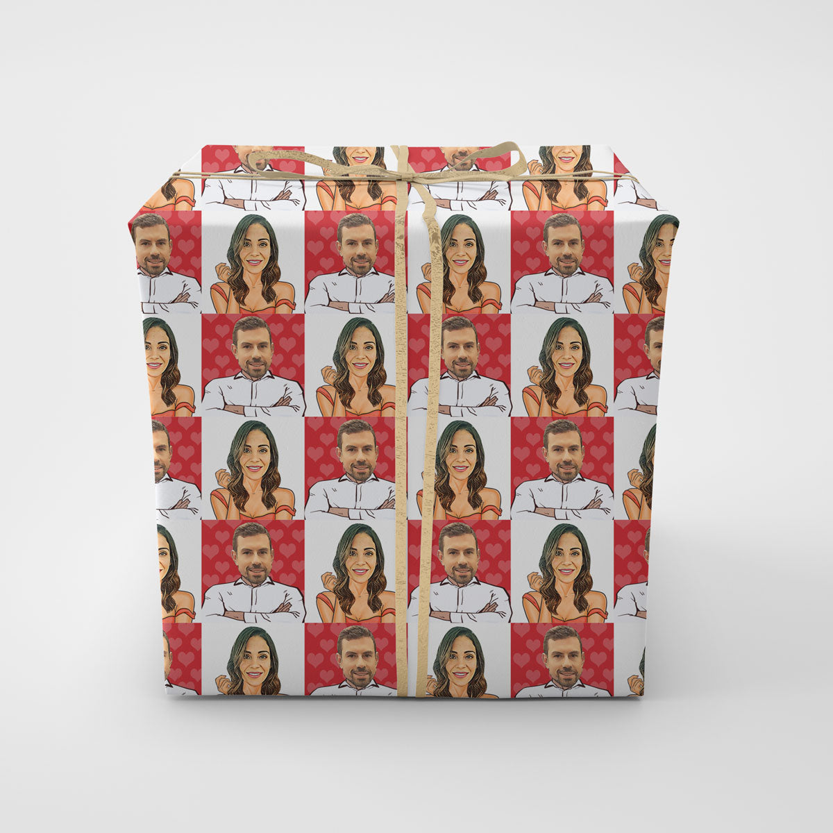 Valentines Day Wrapping Paper, the best Personalized gift wrap with photos