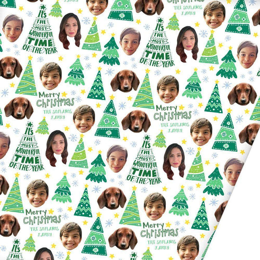 Valentines Wrapping Paper - Personalized wrapping paper with face – My  Custom Kids Books